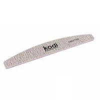 Пилка  для ногтей в форме Полумесяц Kodi абразивность 100/100 цвет:темно-серый (78/30/5)