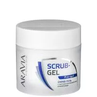 ARAVIA Professional Скраб-гель перед депиляцией с экстрактом зеленого чая и винограда, 300мл./12