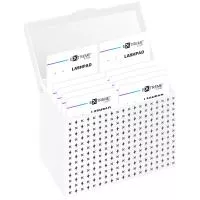 Лэш-бокс Белый бриллиант на 10 планшетов (NEW) Extreme look (Экстрим лук)