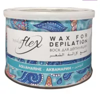 Воск ITALWAX Flex в банке 400мл Аквамарин Воск ITALWAX Flex в банке 400мл Аквамарин
